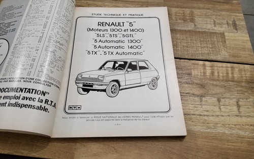 Revue technique renault - , r5