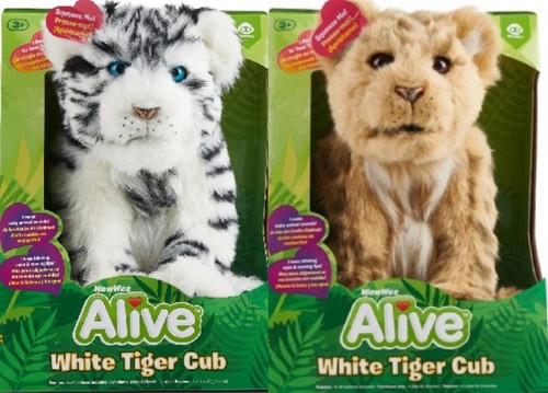 Wowwee alive white tiger - tiger, cub