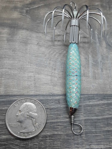 Blue piscatorian squid jig - blue,