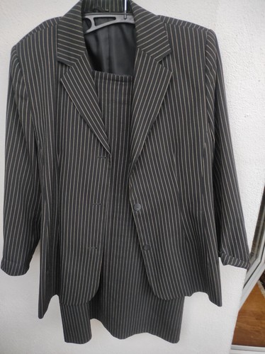 Tailleur rigany noir rayé - tailleur,