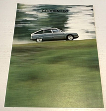 Notice Commerciale CITROEN GS  - Aout 1975  - Bel Etat.