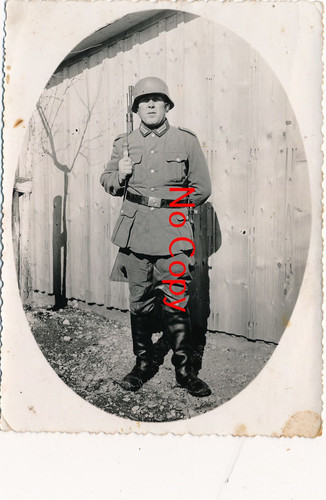 Photo carte postale soldat - postale,