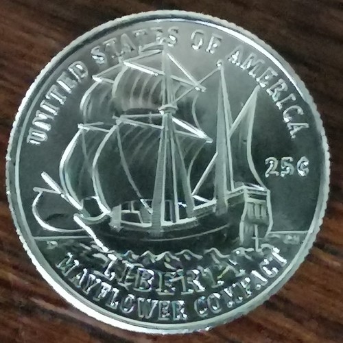 Quarter dollar usa mayflower - quarter,