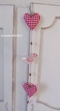 guirlande en tissu coeurs