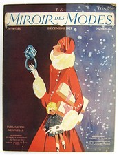 Catalogue ancien : Le Miroir des Modes, Décembre 1927, N°12