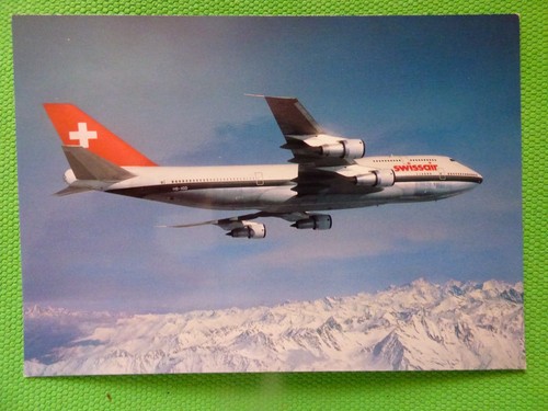 Swissair 747 357 - swissair, b