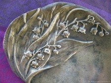 Vide poche en bronze Muguet