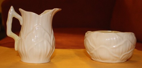Irish belleek sugar and - belleek,