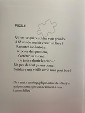 PUZZLE - un livre de Laurent Billard