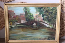 HUILE SUR  PANNEAU PEINTURE