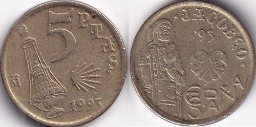 Pesetas 1993 espagne spain - 5,