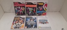 Lot 6 Jeu Wii console Nintendo Just Dance Star Wars Jackson Skylanders