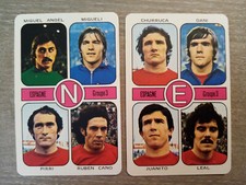 AGEDUCATIFS ARGENTINA 78 1978 ESPAGNE SPAIN TEAM CARD DANI CHURRUCA JUANITO LEAL