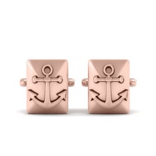 Rose ancre boutons - or,