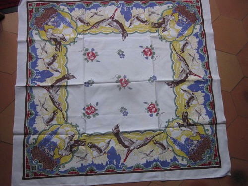 Nappe imprimée vintage