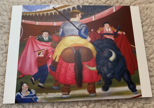 Carte postale 14x10 peintre - postale,
