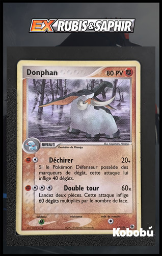 Carte pokémon donphan 109 - pokémon,