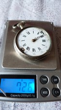 TRES ANCIENNE MONTRE GOUSSET ARGENT FIN A fondre ou pour pièce 72,6g