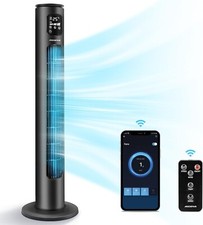 Ventilateur Tour Intelligent Aigostar Smart Ross 97cm, WiFi, Télécommande, Alexa