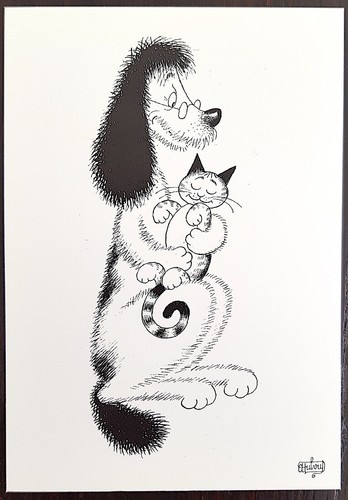 Dubout les chiens chats - chiens, et
