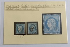 Timbre Cérès 25c bleu