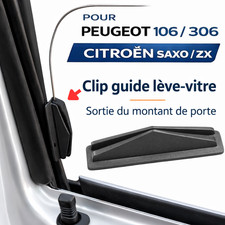 Clips guide vitre - 2,