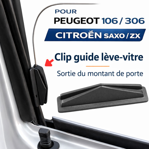 Clips guide vitre - clips,