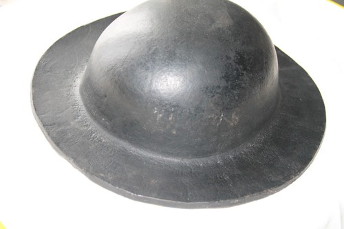 Barrette casque mineur cuir - barrette,