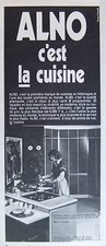 PUBLICITÉ ALNO LA CUISINE ALLEMANDE DE QUALITE FACADE BOIS MASSIF OU STRATIFIE