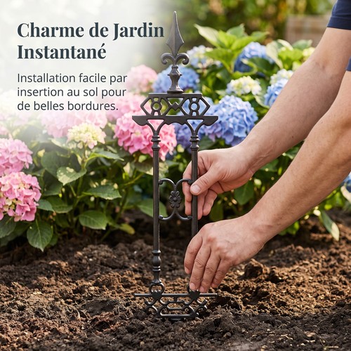 Clôture jardin fer - de,