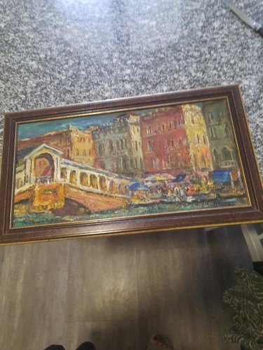Tableau encadré venise - tableau, de
