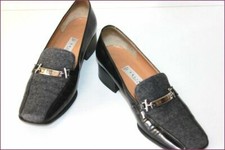 CELINE Mocassins Vintage  Tout Cuir Femme Laine T 34.5 TBE