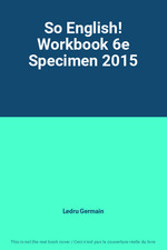 So English! Workbook 6e Specimen 2015, Ledru Germain