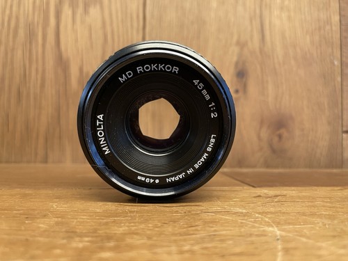 Minolta rokkor 45mm 2 - md, f/2