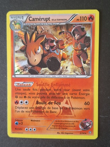 Camérupt holo team - camérupt,
