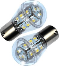 2-Pack Étanche BA15s Base LED