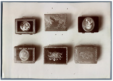 France, Boîtes à mouches écaillées  vintage citrate print. Exposition Universell