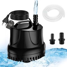 Pompe a Eau 15W 800L/H Pompe Aquarium Ultra Silencieuse Pompe Bassin avec 1.5...