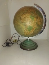 ANCIEN GLOBE TERRESTRE PERRINA M PICQUART PARIS