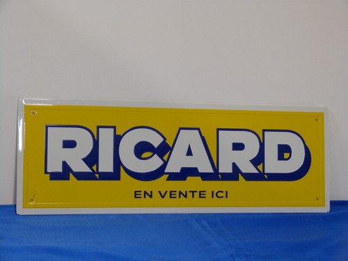 Plaque métal ricard 2018 - plaque,