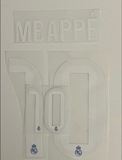 Flocage  Enfant #10 MBAPPÉ Réal  Madrid  2025 2026 Third
