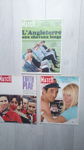 Lot paris match annees - 3,