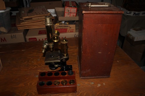 Antique 100 year old bausch - old,