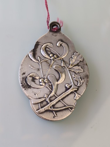 Petit miroir pendentif ancien - petit,