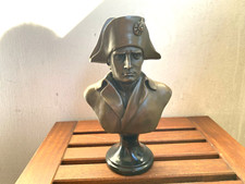 Buste de Napoléon en bronze sur socle en marbre noir d'après Antonio Canova