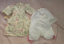 poupée ancienne robe et sous
