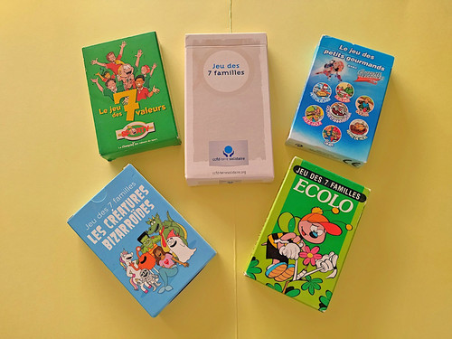 Lot jeux 7 familles - de,