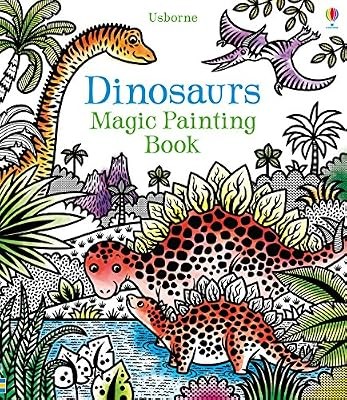 Dinosaurs magic painting book - dinosaurs,