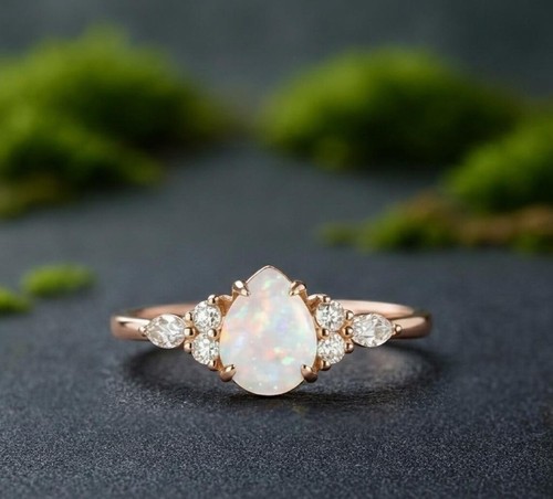 Bague fiançailles 14k or - bague,