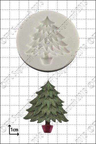 Moule silicone noël arbre - moule,